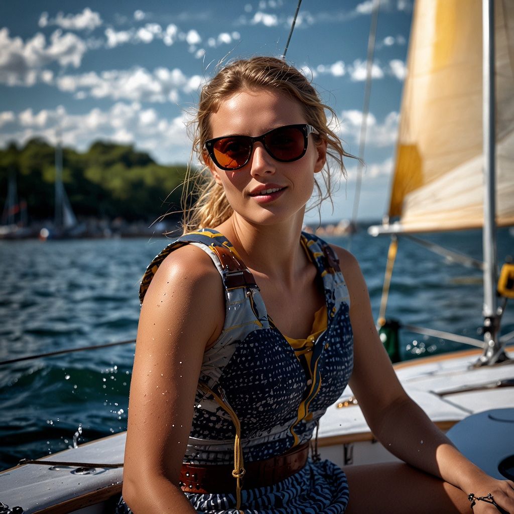 People enjoying a scenic sailing tour