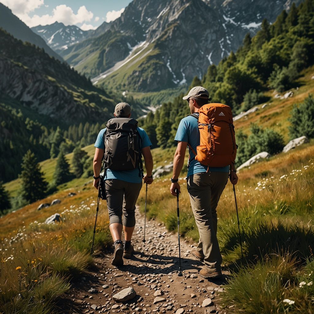 Guided hiking tour through breathtaking landscapes