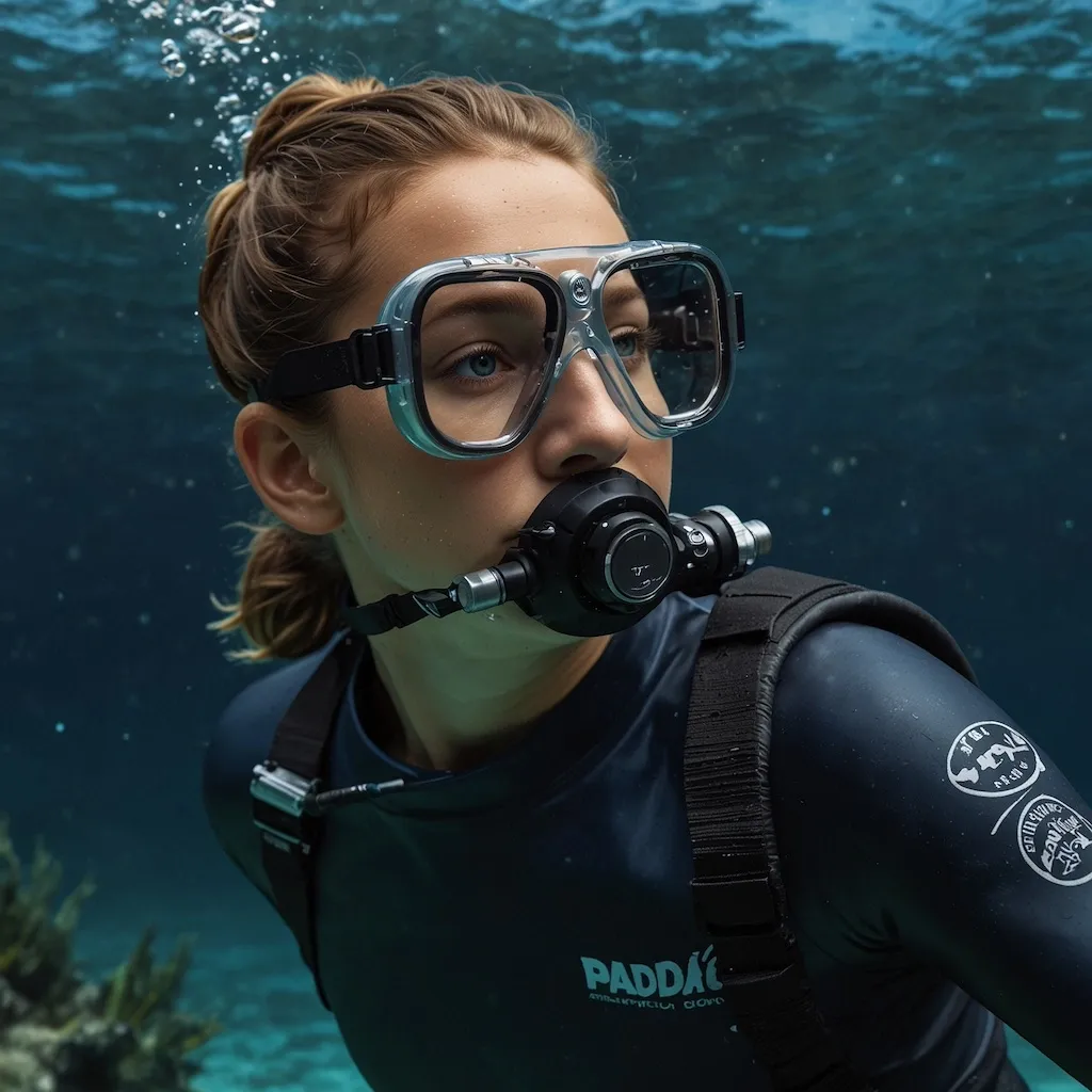 Beginners in a PADI Open Water Diver course, learning with enjoyment