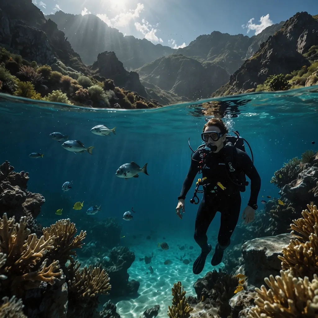 Diving and holiday