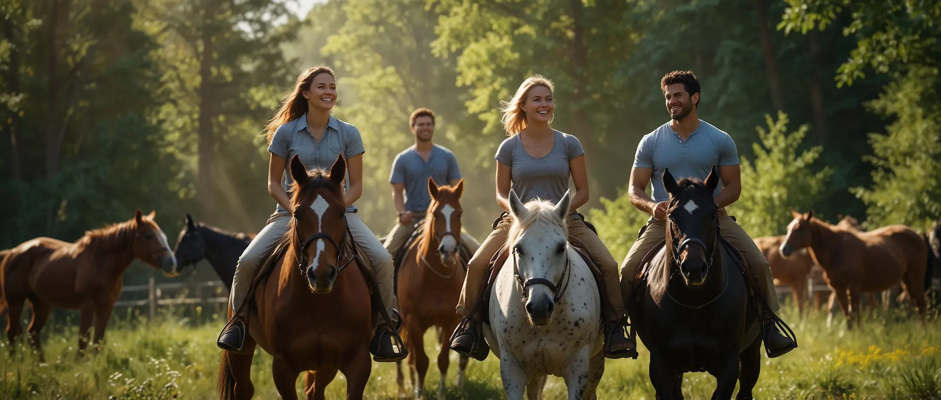 Tierische Sport-Abenteuer mit Quipleon – Reitergruppe genießt die Natur
