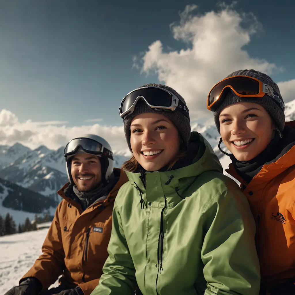 group-enjoying-snowboarding
