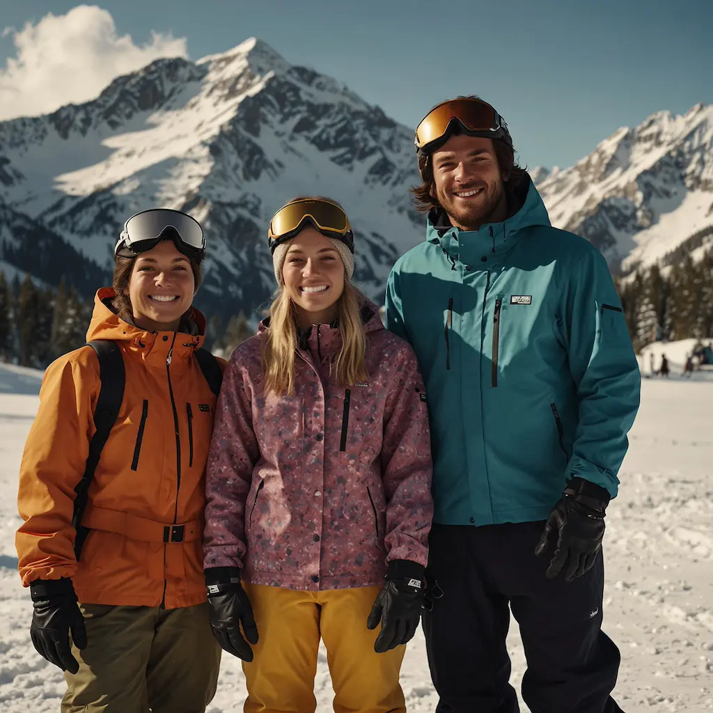 Snowboarding camp with camaraderie and excitement