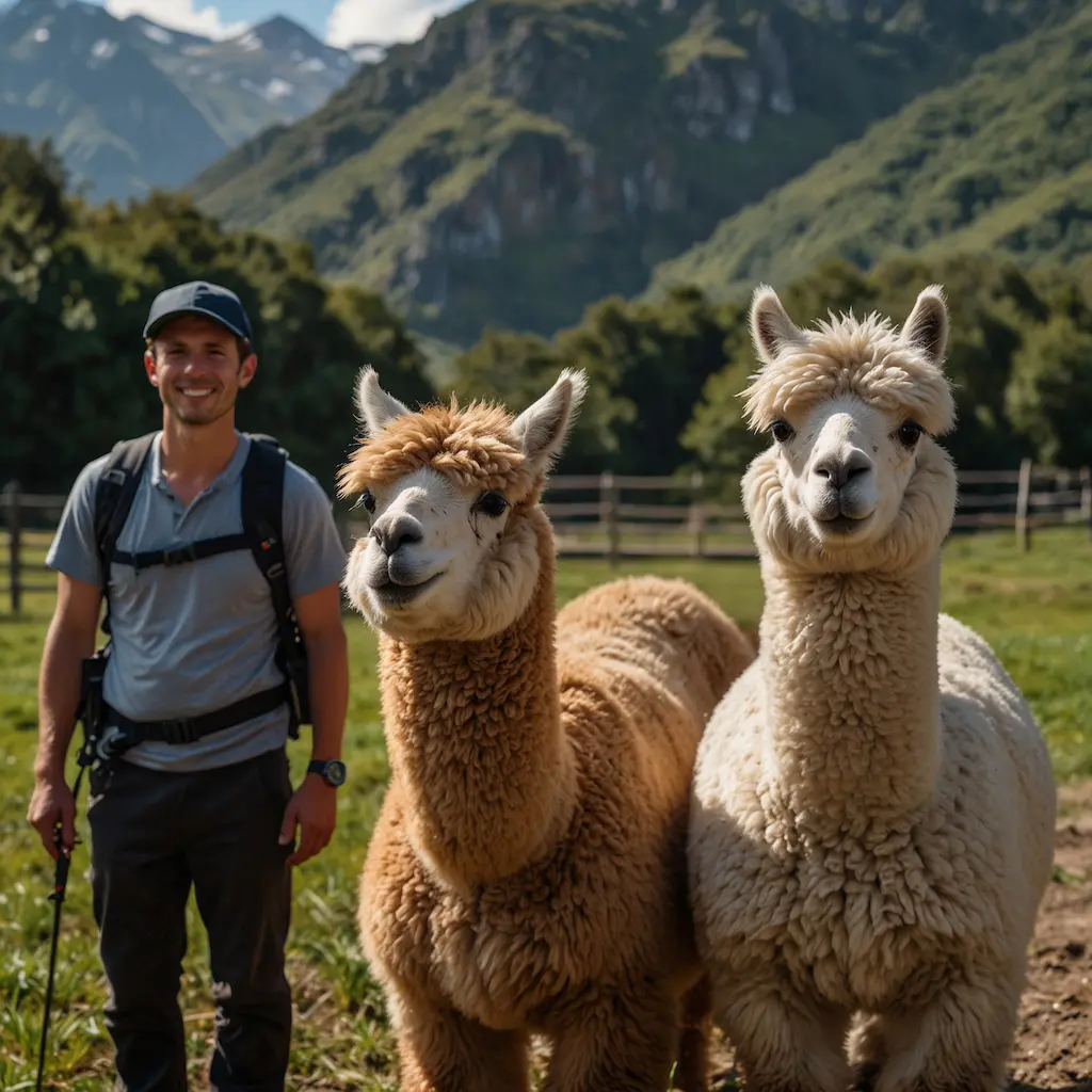 uided alpaca trekking tour through breathtaking landscapes