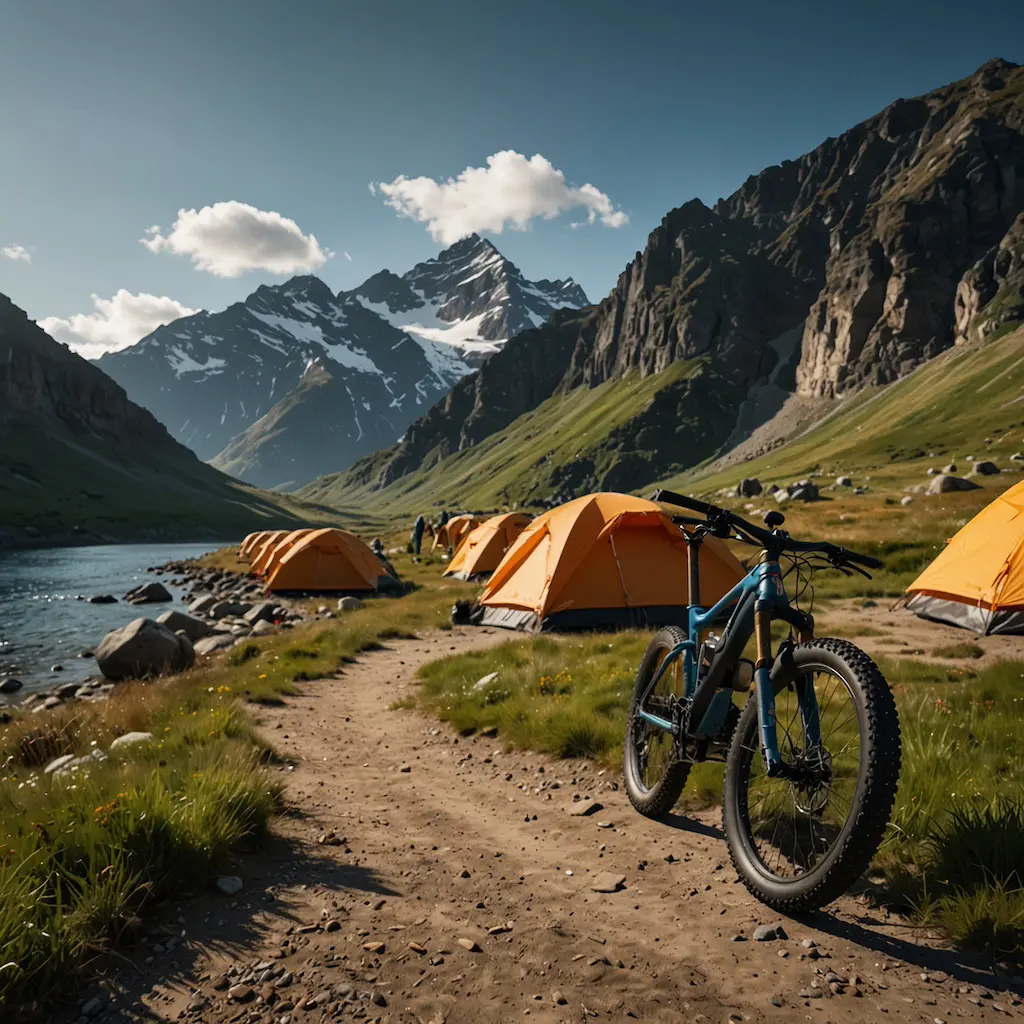 E-Biking camp with camaraderie and excitement