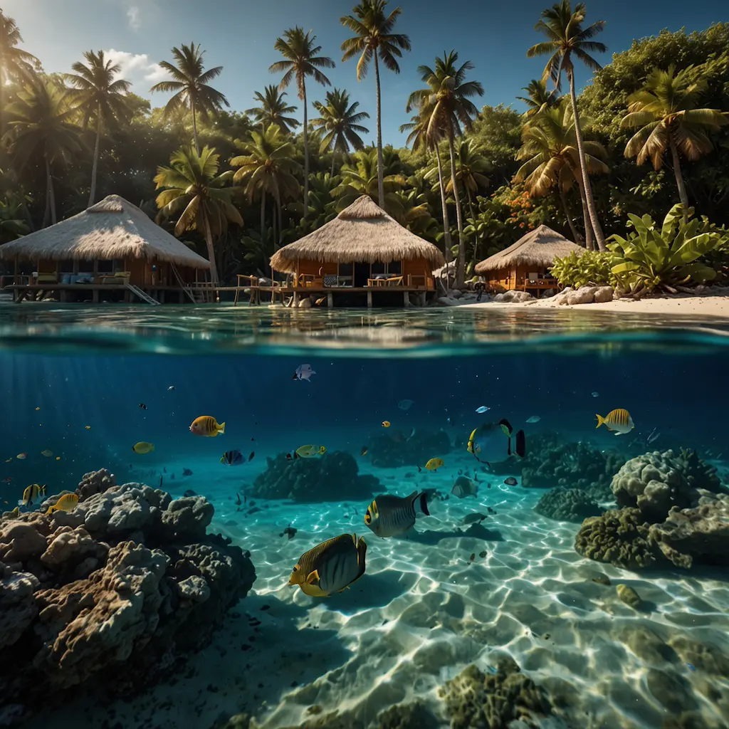 Snorkeling camp with camaraderie and excitement