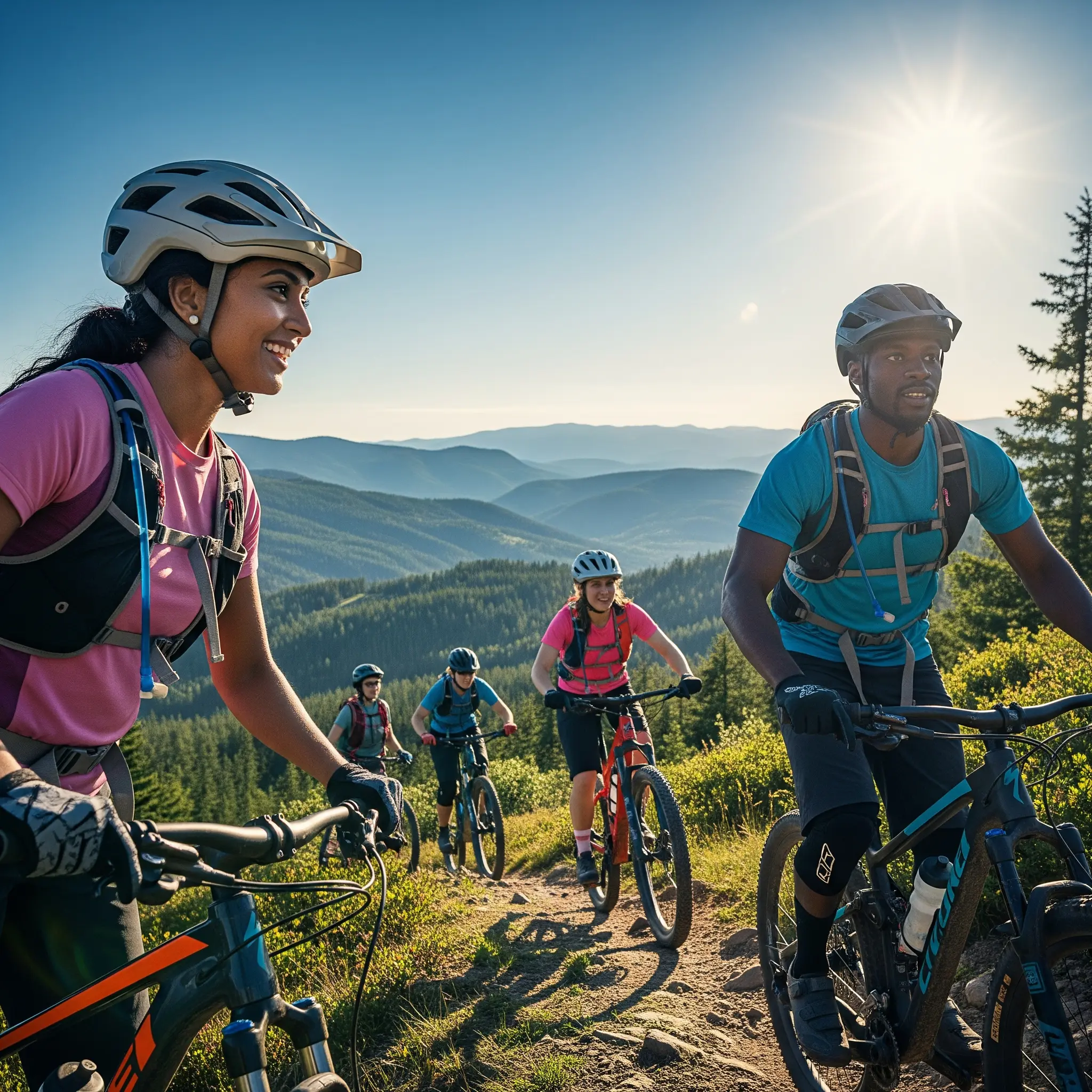 Mountainbiketour zur Entdeckung neuer Kulturen und Orte