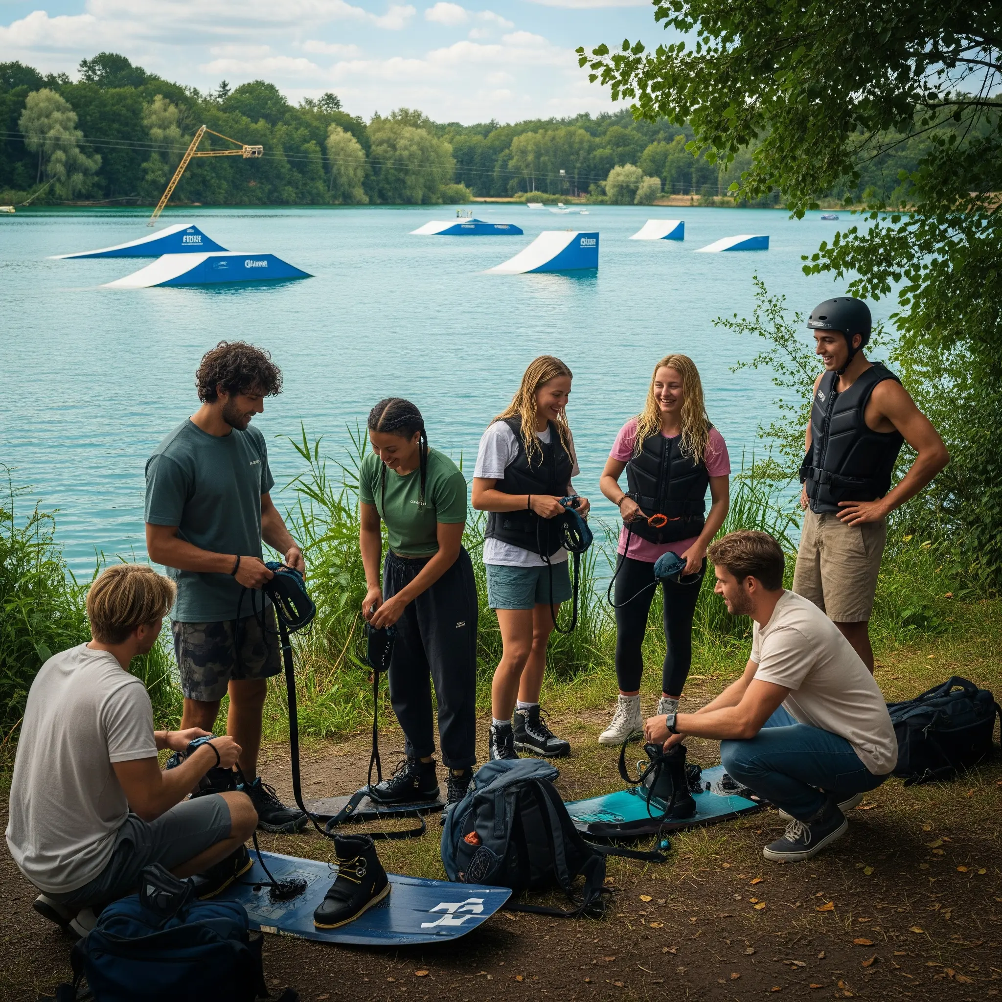 Wakeboarding trip exploring new cultures and places