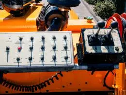 LeeBoy 8515B Asphalt_Pavers Close View of Right Operator Controls