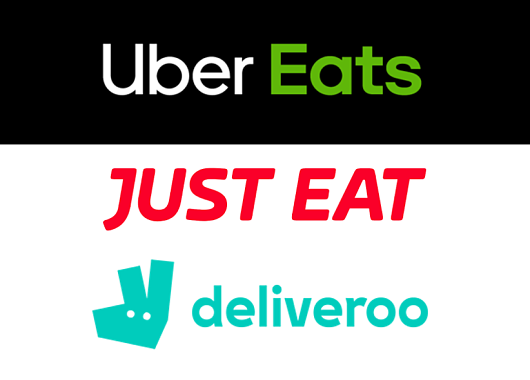 just eat and deliveroo