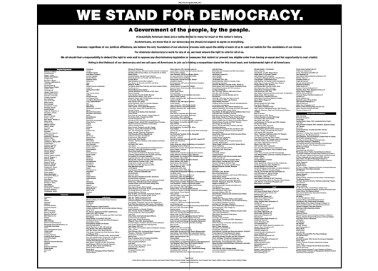 Hundreds of Leading CEOs and Corporations Sign Statement Opposing Voting Restrictions
