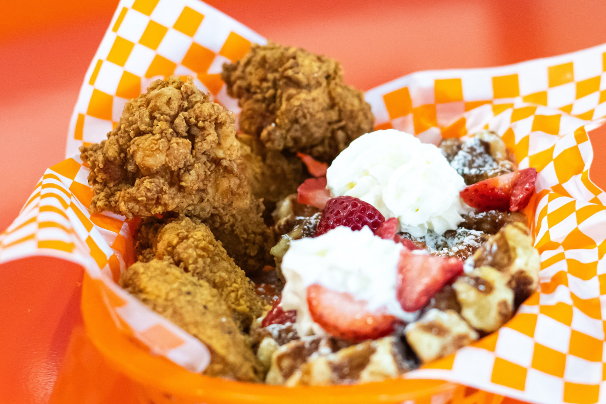 Suthern Cluck Chicken and Waffle