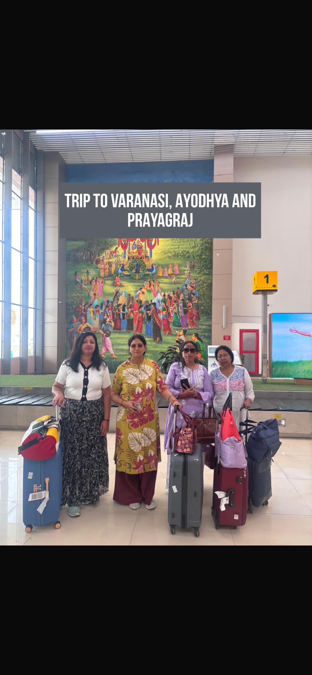 Group photo from the trip to Varanasi, Ayodhya and Prayagraj