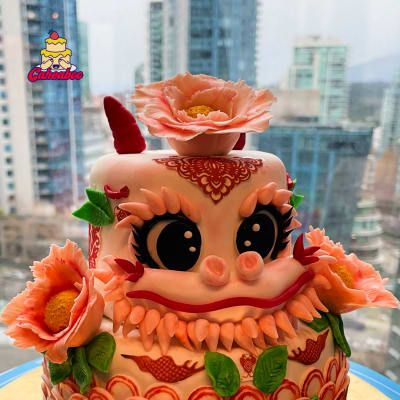 Race Car Theme Cake - Custom cake by Cakeaboo in Vancouver, BC