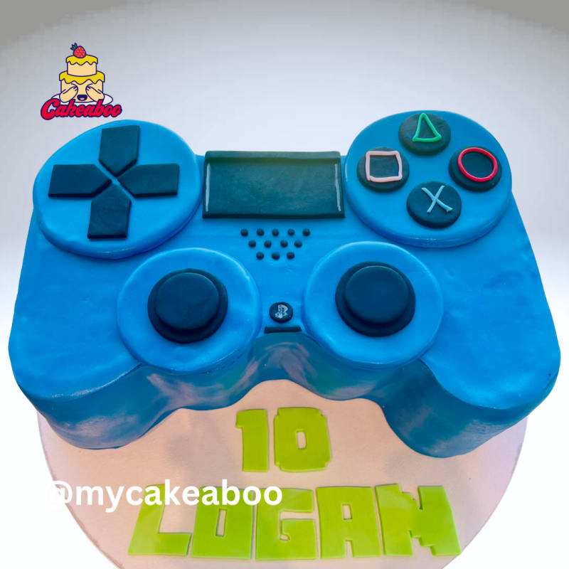 PlayStation controller 3d cake - Custom 3D cake in Vancouver by Cakeaboo