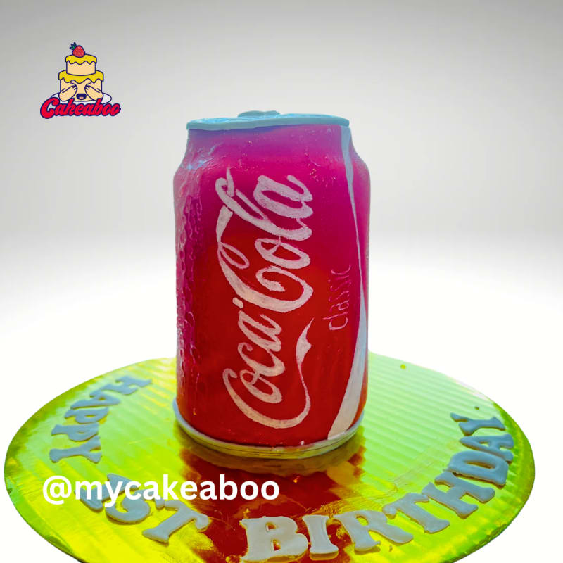 coca cola 3d cake - Custom 3D cake in Vancouver by Cakeaboo