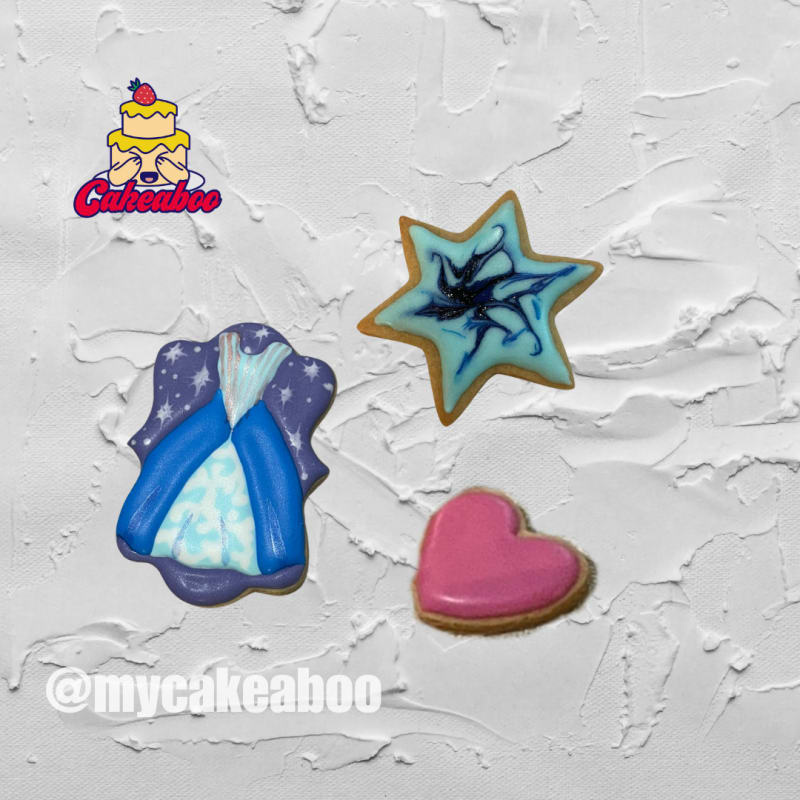 princess sugar cookies - Custom decorated cookies in Vancouver by Cakeaboo