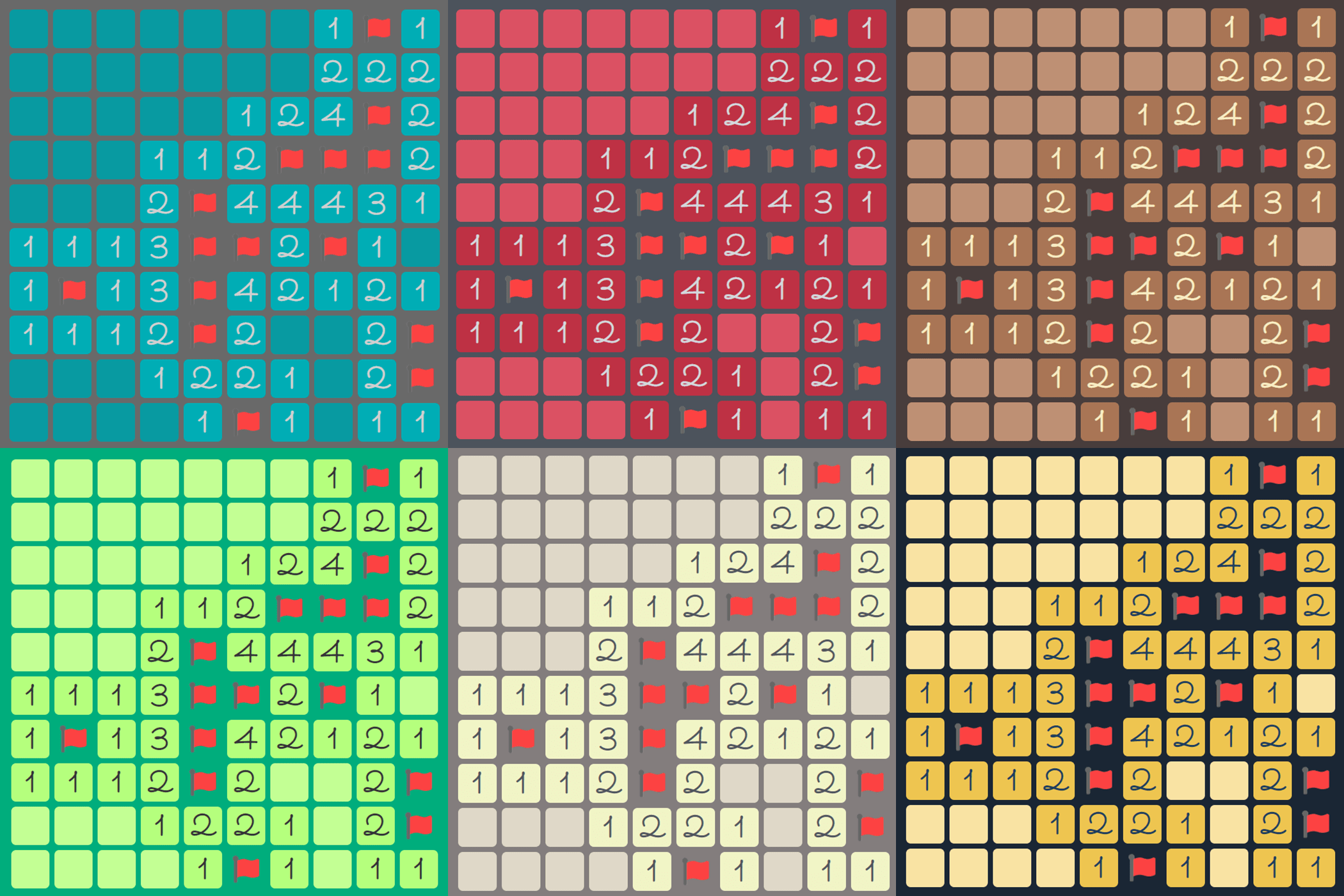 Minesweeper other themes