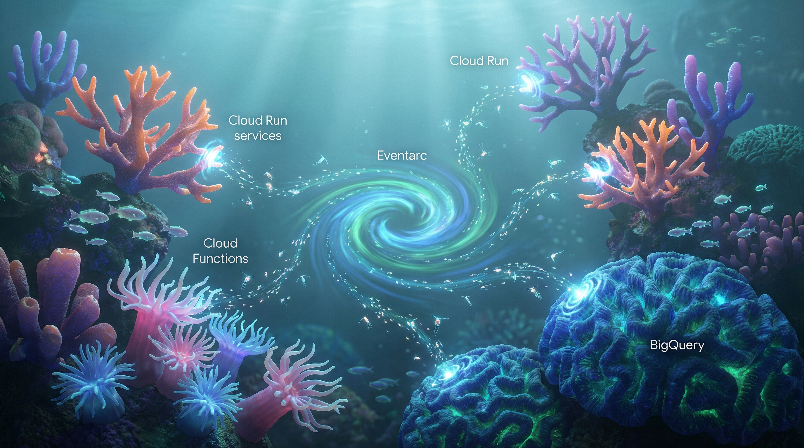 Event Driven Coral Reef