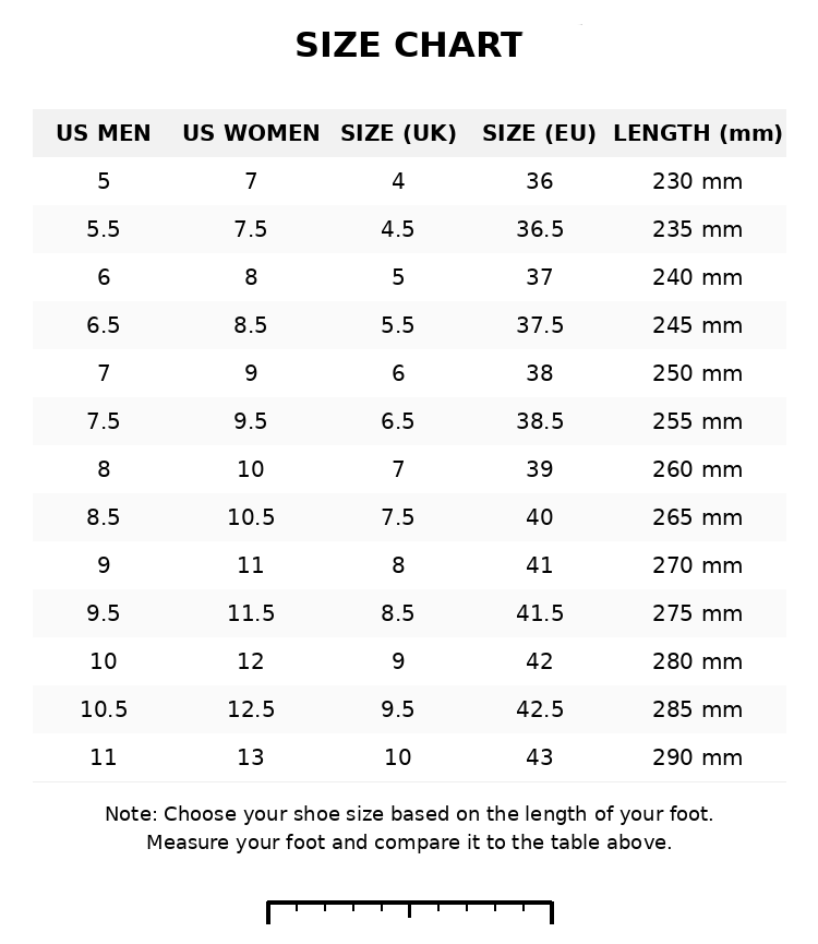 UGG Goldenstar Evelina Size Chart