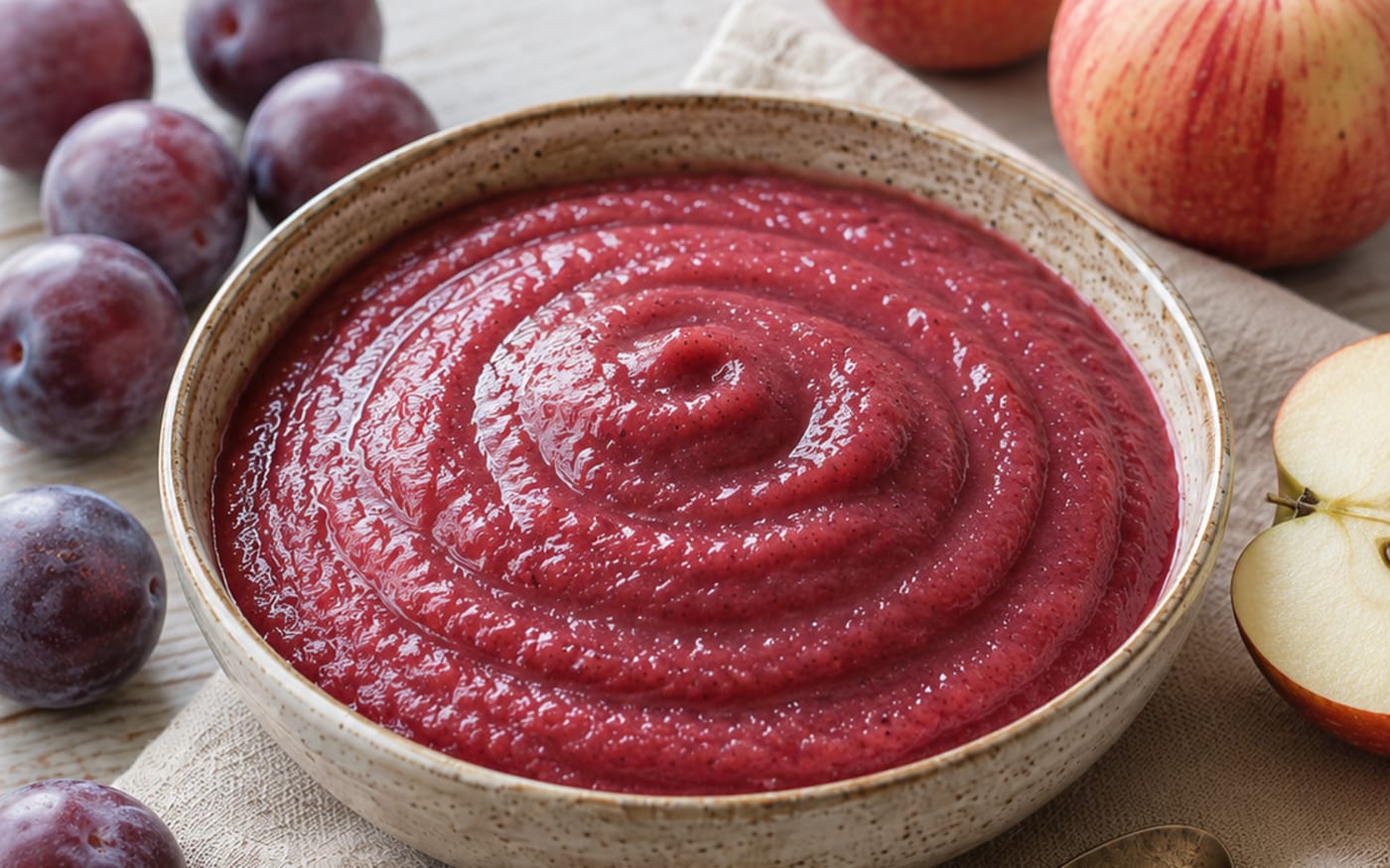 Apfel-Pflaumen-Püree (Herbst)