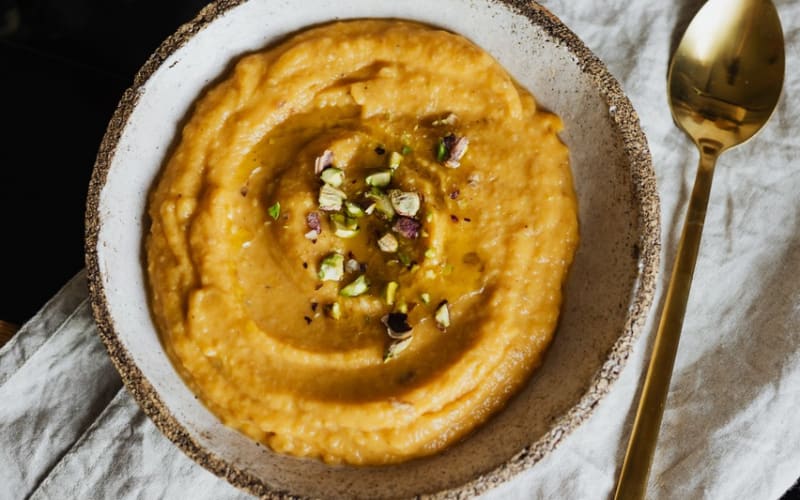 Kürbis-Apfel-Suppe