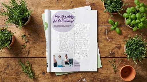 Porträt: Mein Herz schlägt für die Ernährung