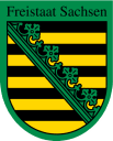 Sachsen Wappen und Text