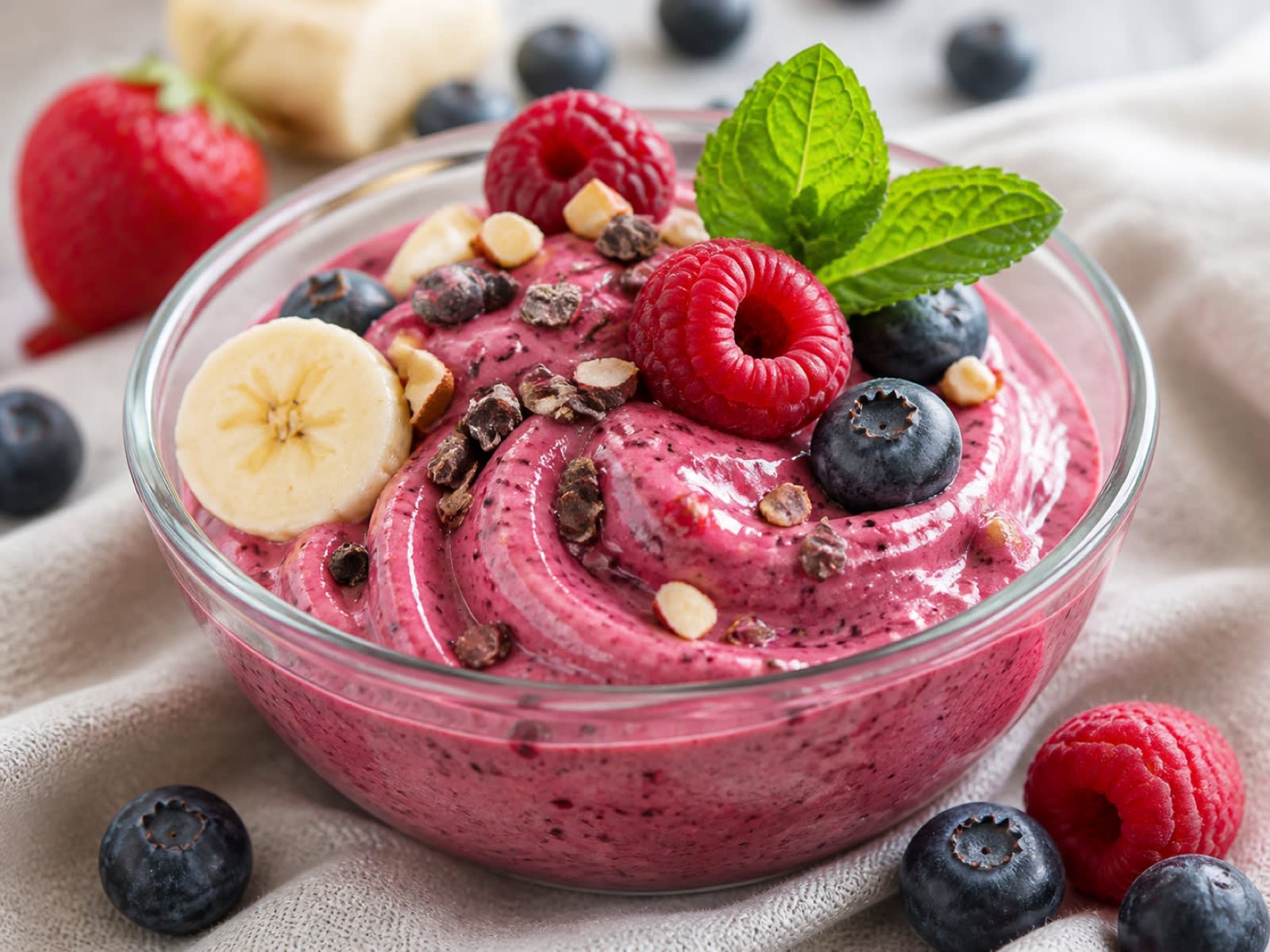Beeren-Nicecream