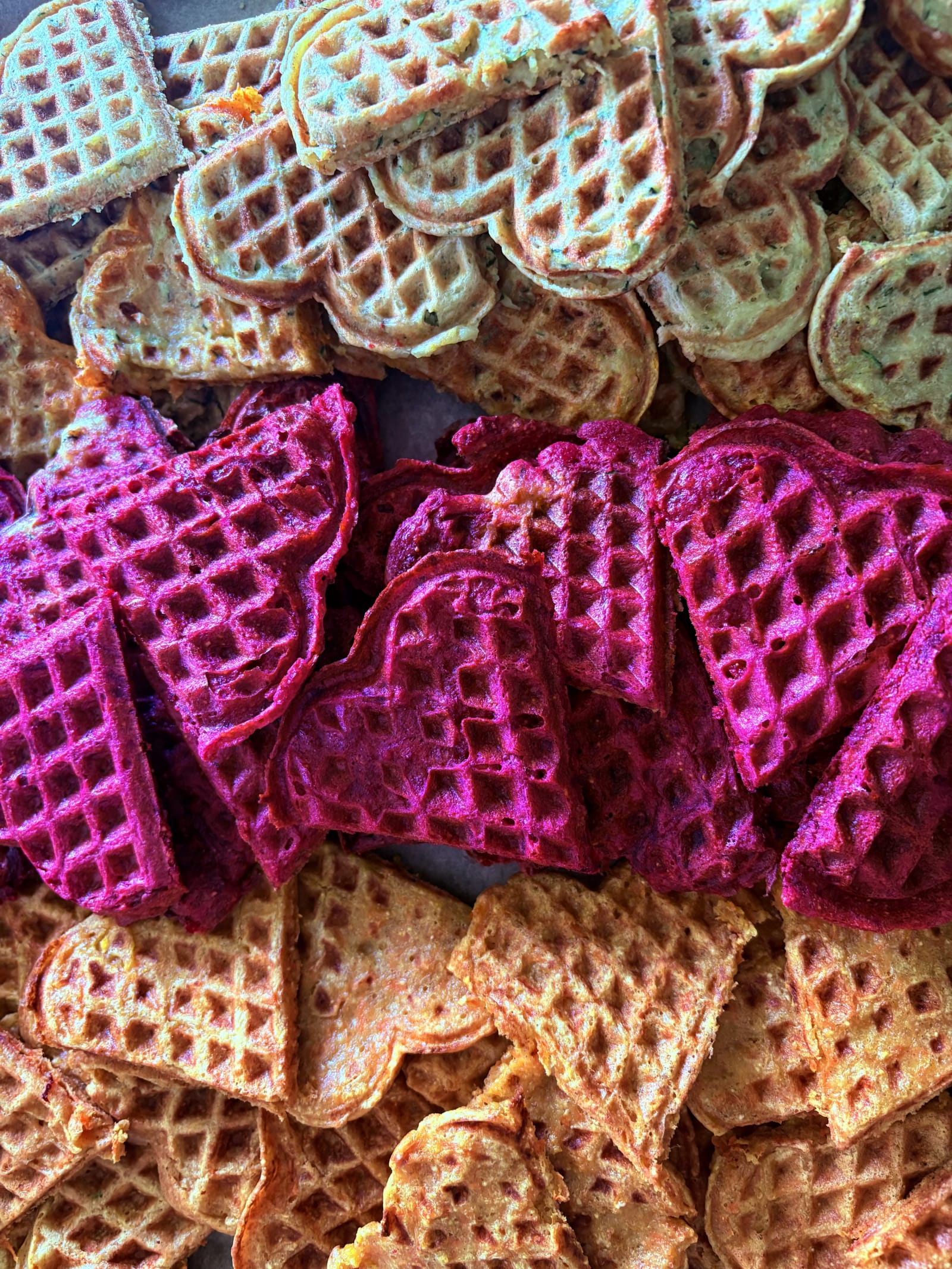 Gemüse-Vollkorn-Waffeln