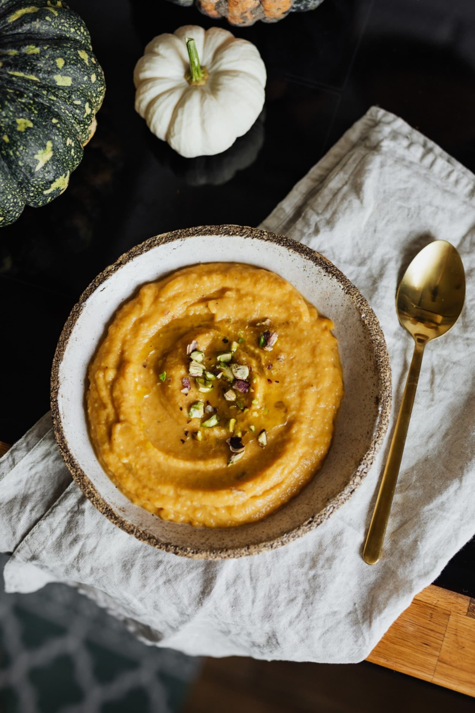Kürbis-Apfel-Suppe