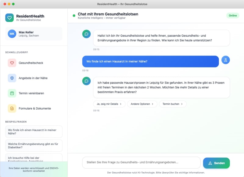 ResidentHealth Gesundheitslotse