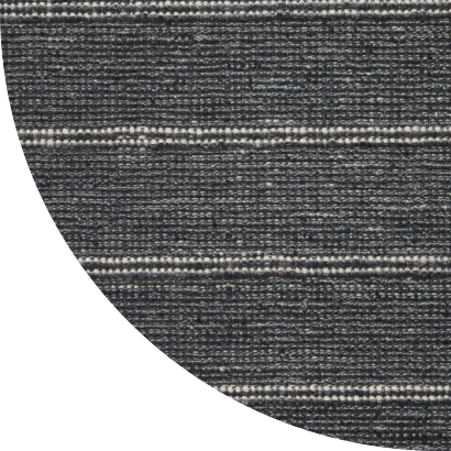 Close up shot of Ada rug in Indigo