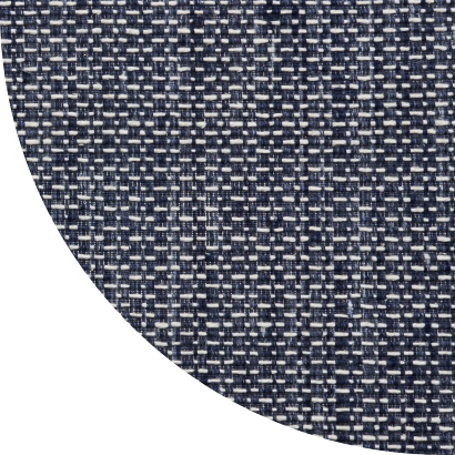 Close up shot of Caldwell rug in Navy