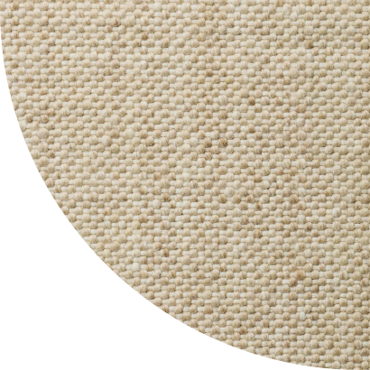 Close up shot of Cally rug in Oatmeal