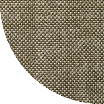 Close up shot of Cally rug in Olive