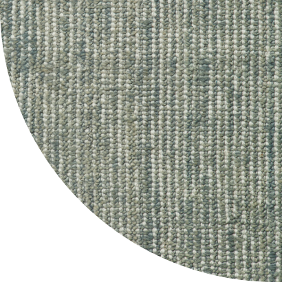 Close up shot of Cora rug in Mist