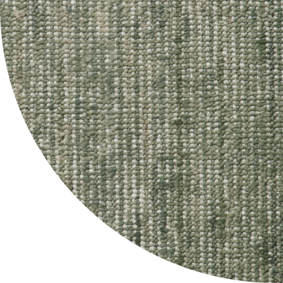Close up shot of Cora rug in Sage