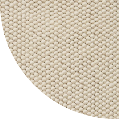 Close up shot of Dakota rug in Ivory