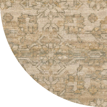 Close up shot of Dalia rug in Cappuccino