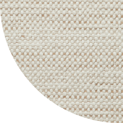 Close up shot of Dylan rug in Linen