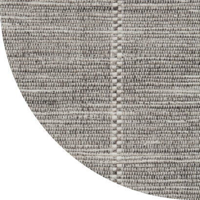 Close up shot of Faye rug in Marled Grey