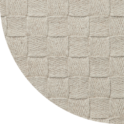 Close up shot of Hugo rug in Light Grey