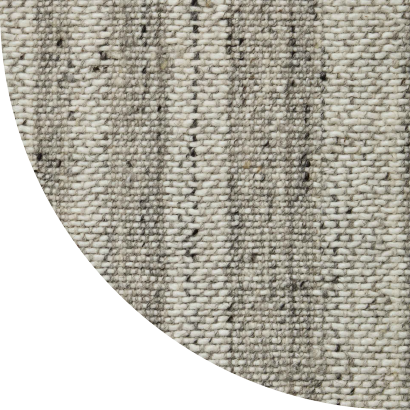 Close up shot of Knox rug in Marled Grey