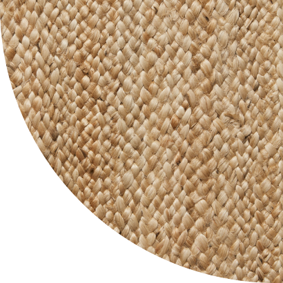 Close up shot of Lily rug in Nutmeg