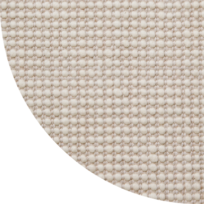 Close up shot of Lissie rug in Cream