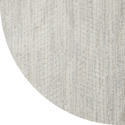 Close up shot of Mika rug in Light Grey