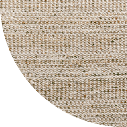 Close up shot of Millie rug in Oatmeal