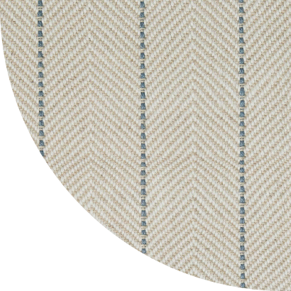Close up shot of Pippa rug in Ocean