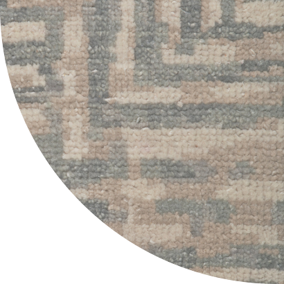 Close up shot of Silas rug in Seafoam